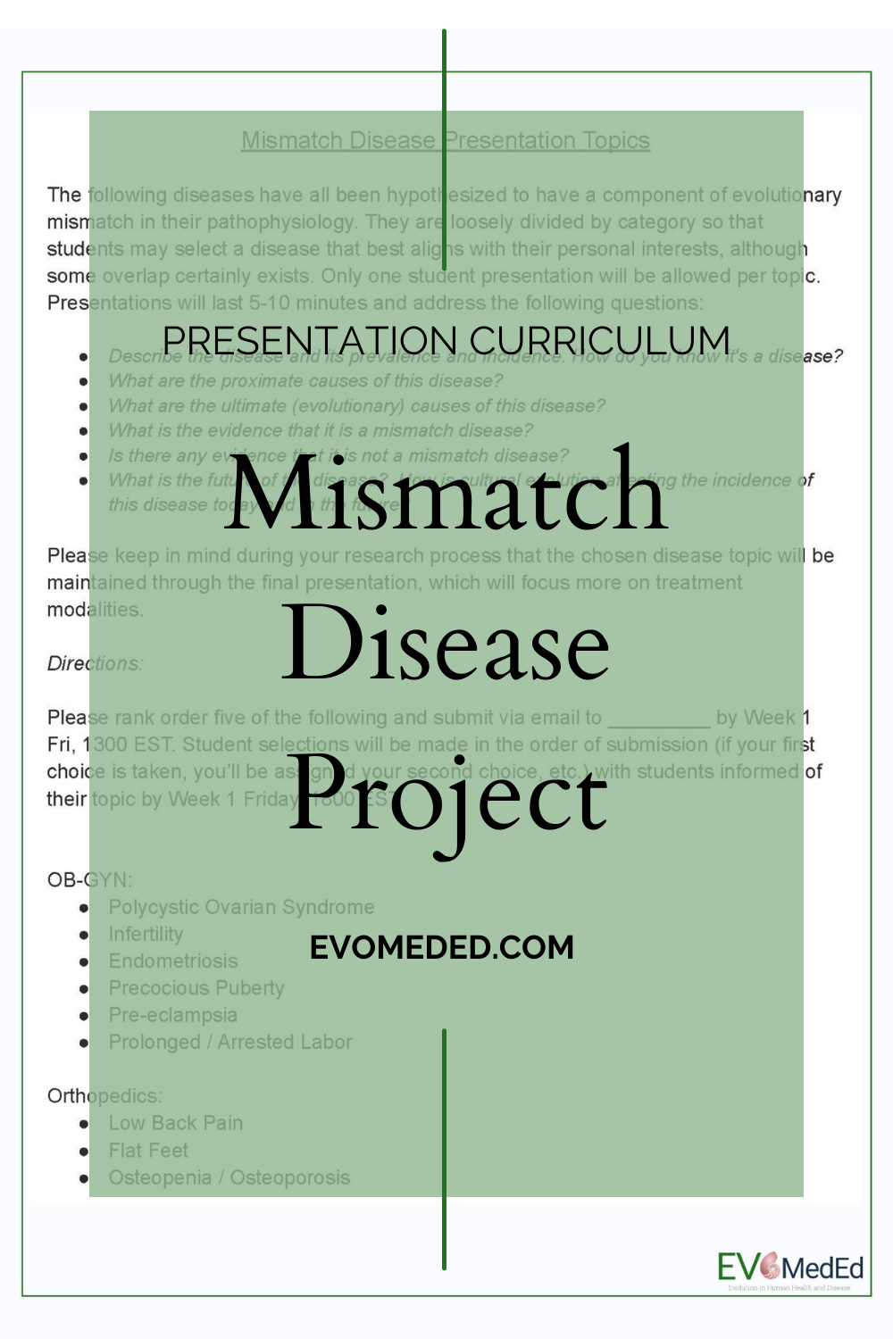 You are currently viewing Mismatch Disease Presentation